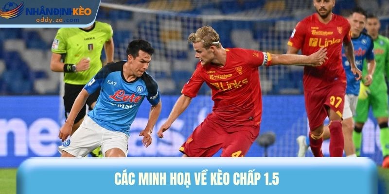Kèo Chấp 1.5 Là Gì? Mẹo Đánh Kèo 1 Trái Rưỡi Hiệu Quả 2 Các minh hoạ về kèo chấp 1.5