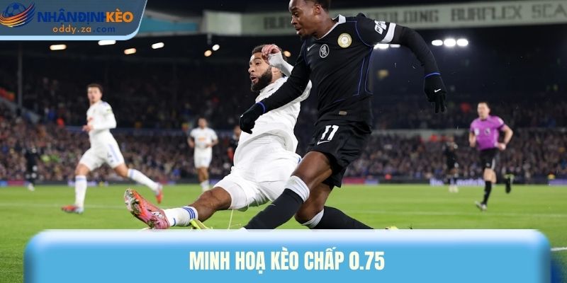 Kèo Chấp 0.75 (3/4) Là Gì? Cách Soi Kèo Nửa Một Luôn Thắng 2 Minh hoạ kèo chấp 0.75